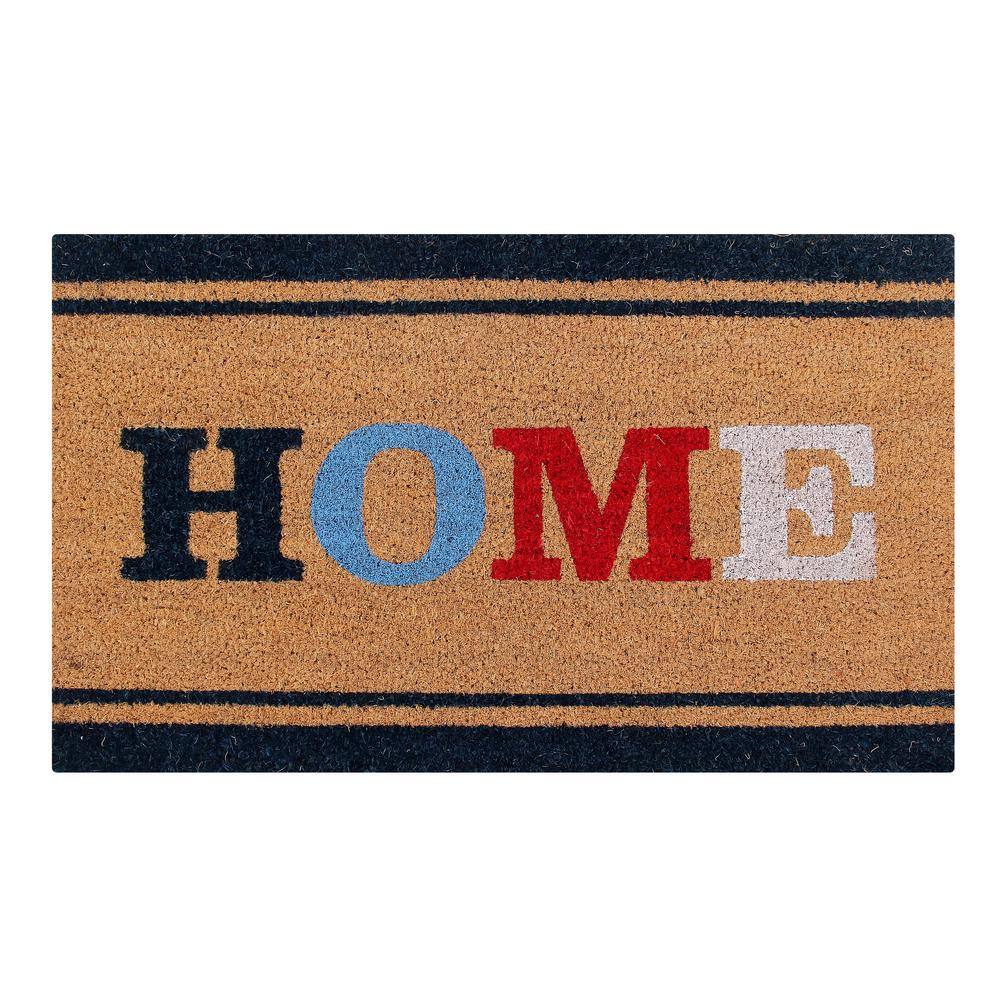 Birdrock Home Come Back with A Warrant Coir Doormat | 18 x 30 inch | Standard We