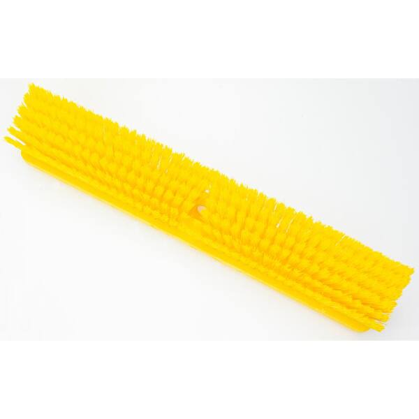 CFS Brands Sparta 18 in. Yellow Polypropylene Push Broom Head (12-Pack)  41890EC04 - The Home Depot