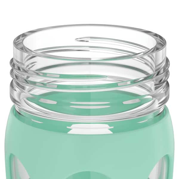 LIFEFACTORY 22 oz. Denim Glass Water Bottle LG4321MDE4 - The Home Depot