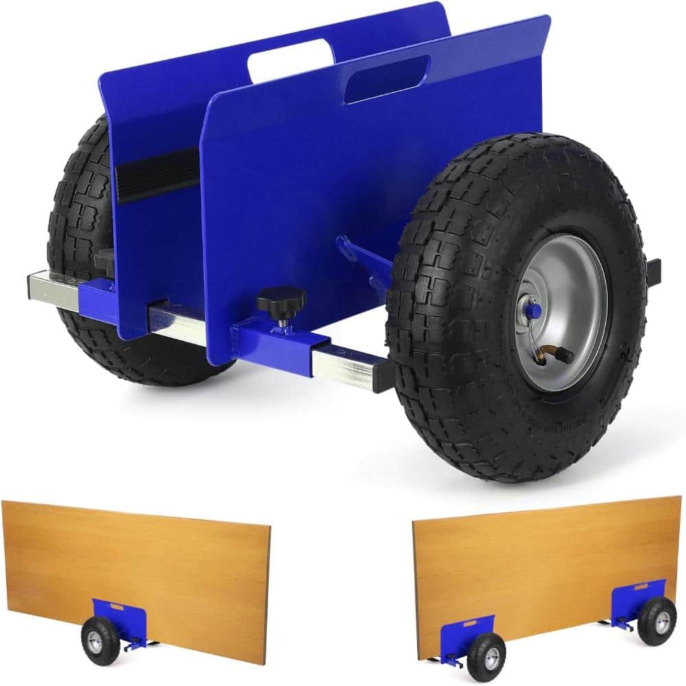 "Panel Dolly 600 LBS, Adjustable Drywall Mover with 10"" Rubber Inflatable Tires, Slab Dolly All Terrain Moving" price history on PriceWatchPro