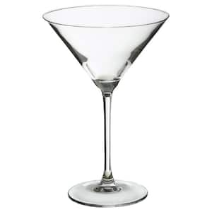 9 oz. Clear Glassware Set (Set of 4) Hand Blown, Crystal Martini Glasses, Bar Glassware Gift Set
