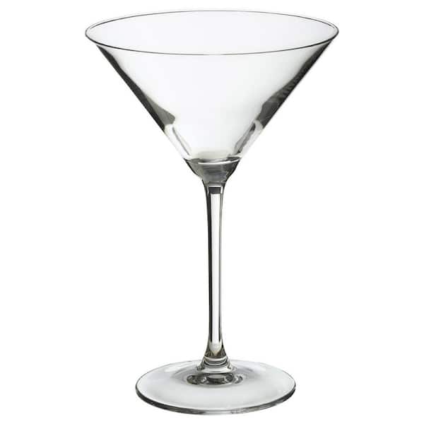 Unbranded 9 oz. Clear Glassware Set (Set of 4) Hand Blown, Crystal Martini Glasses, Bar Glassware Gift Set