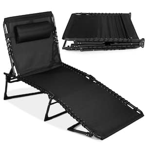Costway 1-Piece Stadium Seat for Bleachers Plastic Outdoor Recliner with  Back Support 6 Reclining Positions Padded Cushion JV10242DK - The Home Depot