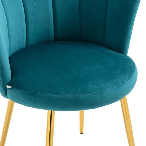 teal cocktail chair