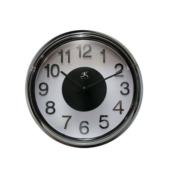 Generic unbranded 15 in. W Elektric Cool Black Pearl Wall Clock