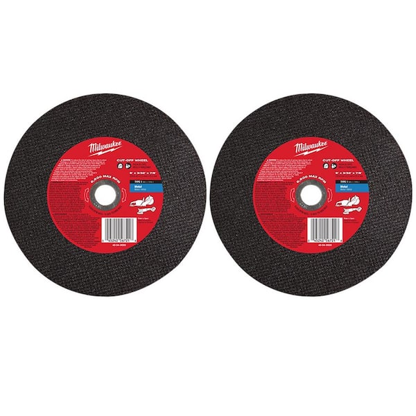 9 in. x 3/32 in. x 7/8 in. Type 1 Metal Cut-Off Wheel (2-Pack)