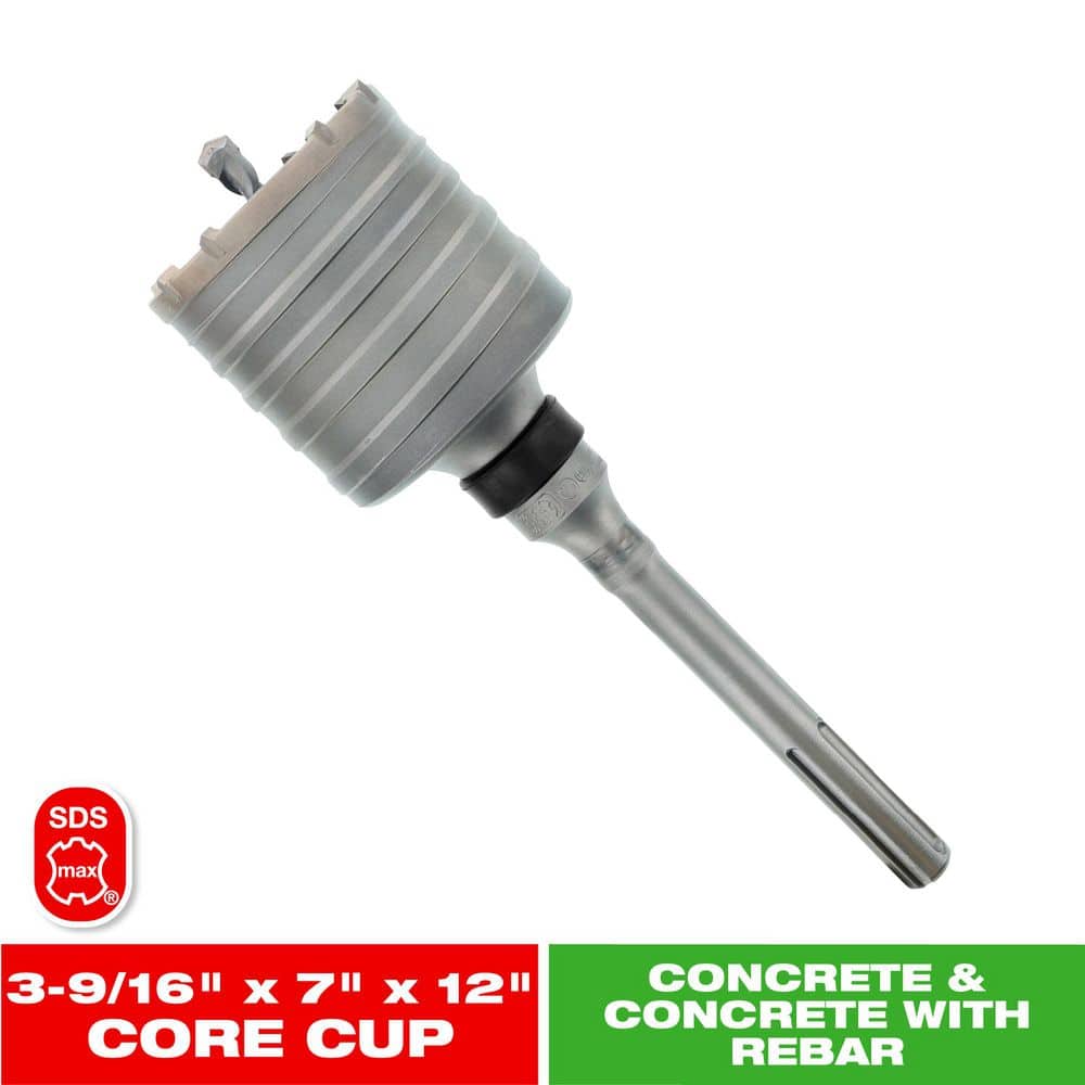 DIABLO 3-9/16 in. x 7 in. SDS-Max Carbide Tipped Core Bit
