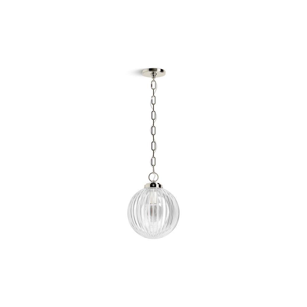 Embra By Studio McGee 1-Light Polished Nickel Pendant Light