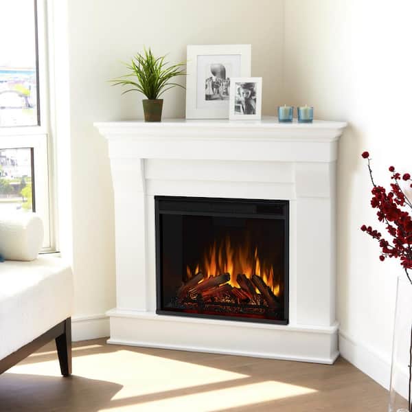 Corner Electric Fireplace In, Home Depot Propane Indoor Fireplace