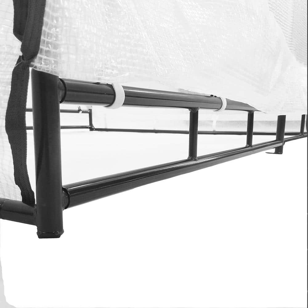 6' x 8' Clear Polyethylene Walk-In Greenhouse with Steel Frame