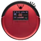 PetHair Robotic Vacuum Cleaner and Mop with Auto Recharging Station, Large dustbin, Stair & Obstacle Detection in Rouge
