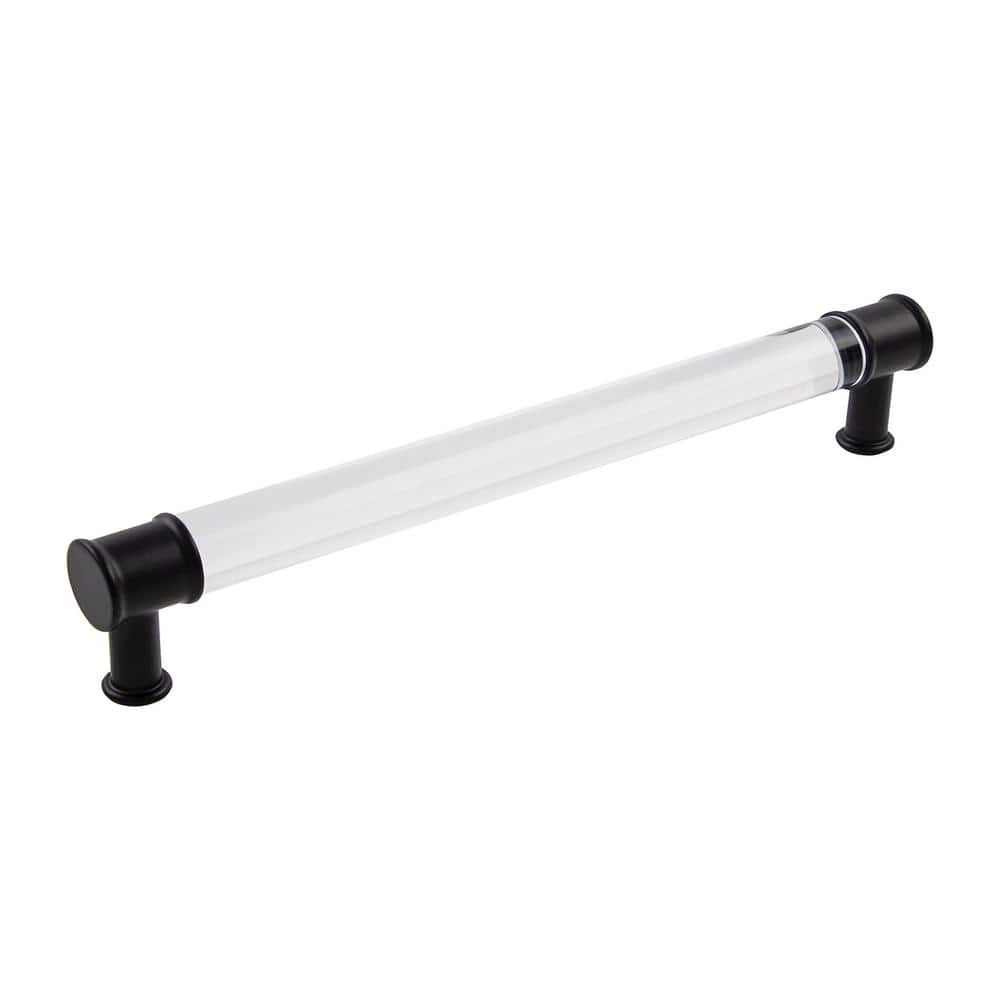 Midway 8-13/16 in. (224mm) Center to Center Crysacrylic with Matte Black Cabinet Bar Pull (10-Pack) price history on PriceWatchPro
