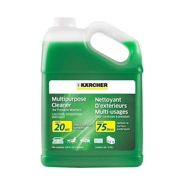 Karcher 1 Gal. Multi-Purpose Pressure Washer Cleaning Detergent Soap Concentrate - Perfect for All Outdoor Surfaces
