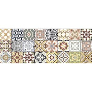 Nimbus Multicolor 17.6 in. x 47 in. Matte Ceramic Rectangle Wall Tile (22.98 sq. ft./case) (4-pack)