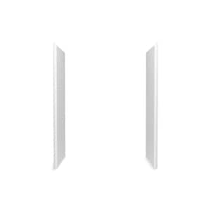 Traverse 30 in. W x 72 in . H Glue Up Shower Wall Set in White