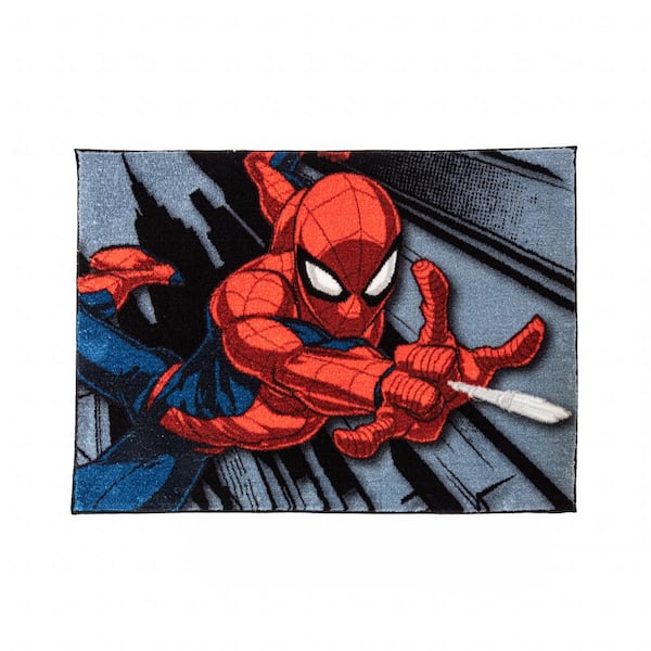 Marvel Spider Man Multi-Colored 3 ft. x 5 ft. Indoor Polyester Area Rug  19840 - The Home Depot