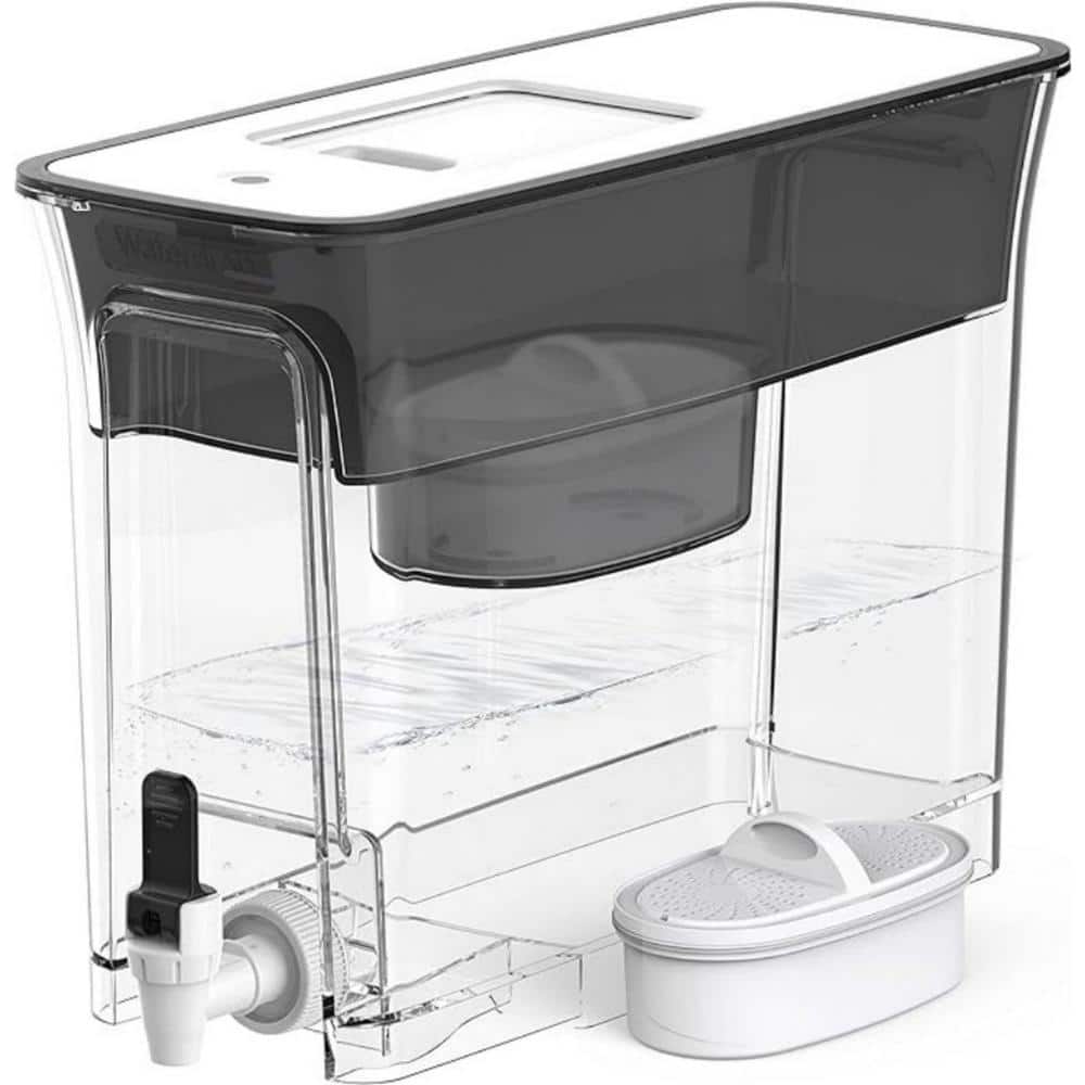 WD- 35-Cup Slim Water Filter Dispenser with 1+1 Filters, Large Capacity, 200 Gal. Long-Life, BPA Free, Black price history on PriceWatchPro
