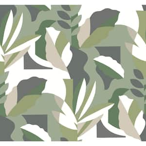 Green Papier Colle Textured Non-Pasted Paper Wallpaper