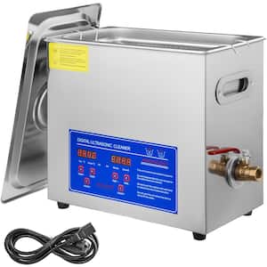 Ultrasonic Cleaner 6L Professional Ultrasonic Cleaning Machine 40 KHZ with Digital Timer and Heater Commercial