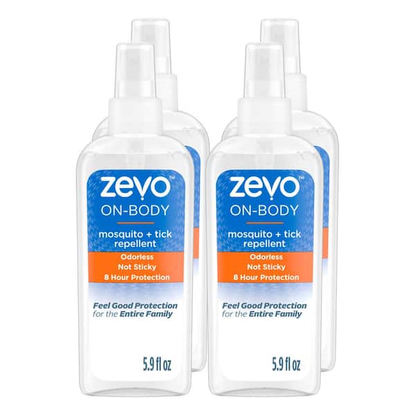 ZEVO On-Body 5.9 oz. Mosquito and Tick Insect Repellent Spray (Multi-Pack 4)