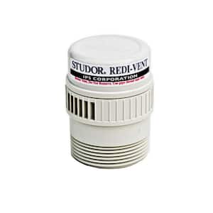 Redi-Vent 20346 Air Admittance Valve with PVC Adapter, 1-1/2- or 2 in. Connection
