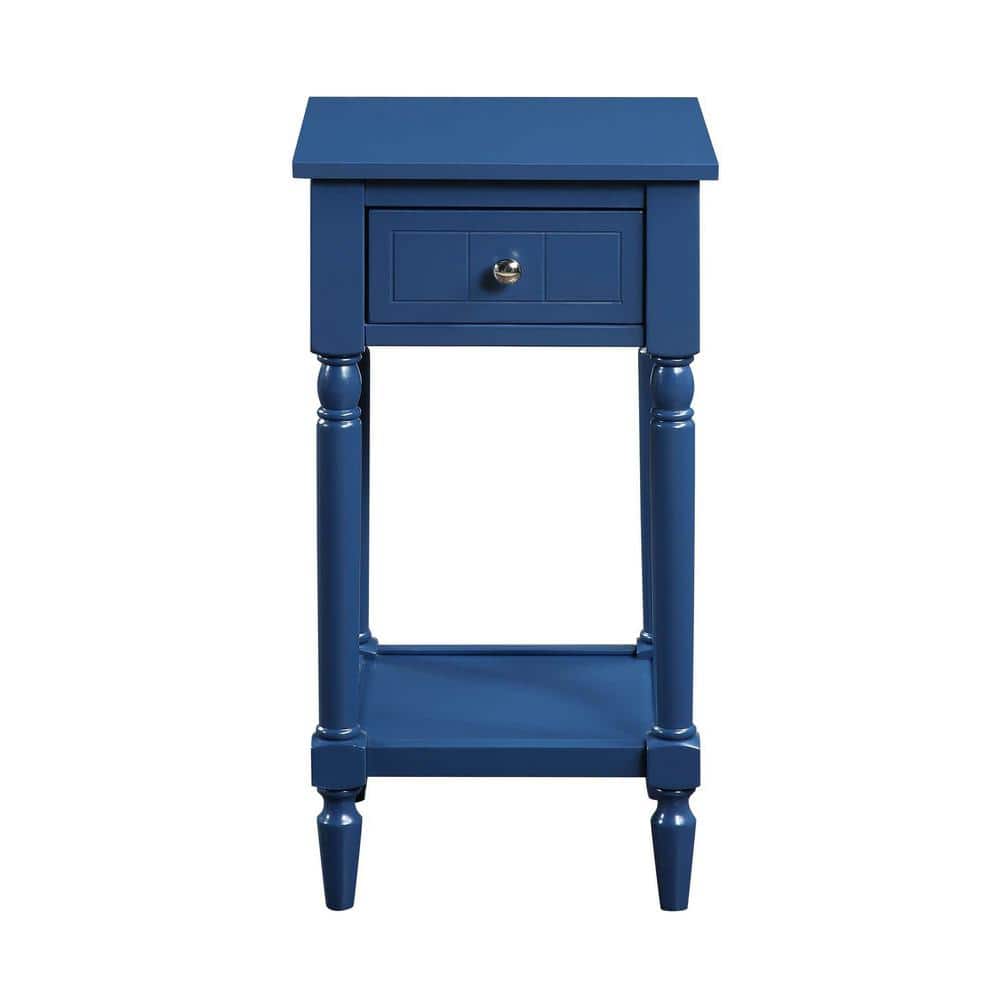 Cobalt Blue French Country Khloe Accent Table with Storage