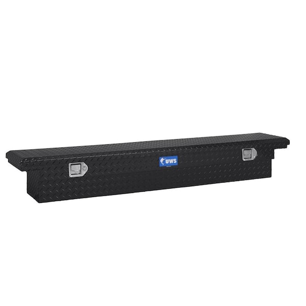 UWS 69 in. Aluminum Black Single Lid Crossover Slim Line Low Profile Tool Box