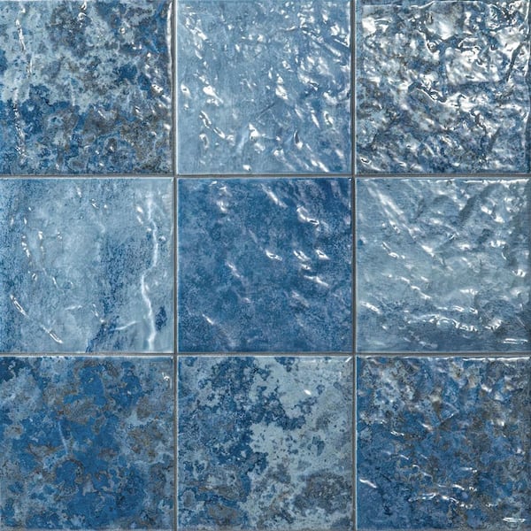 Blue - MSI - Porcelain Tile - The Home Depot