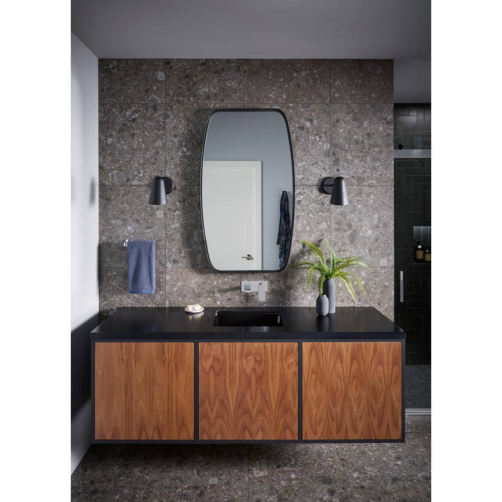 Parallel Brushed Gold Wall Mounted Towel Arm