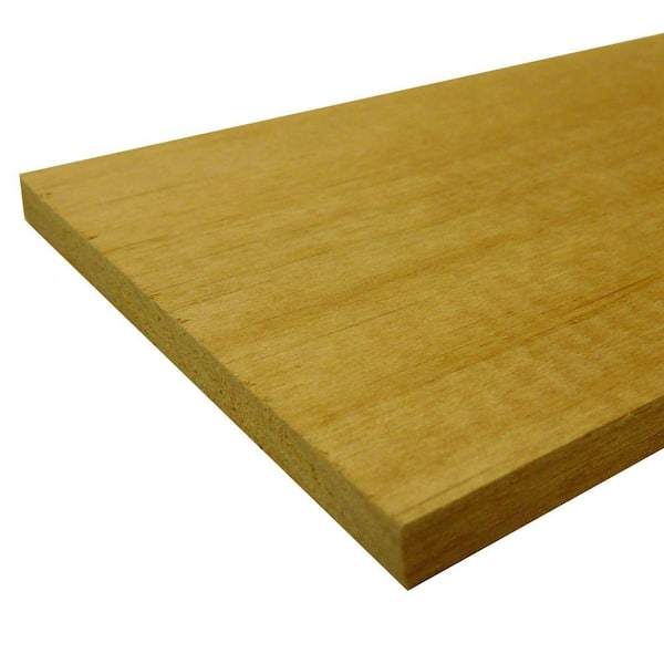 Swaner Hardwood Alder Board (Common: 1/4 in. x 3-1/2 in. x 2 ft.; Actual: 0.25 in. x 3.5 in. x 24 in.)