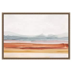 "Sierra Hills 01" by Lisa Audit 1-Piece Floater Frame Giclee Abstract Canvas Art Print 16 in. x 23 in.
