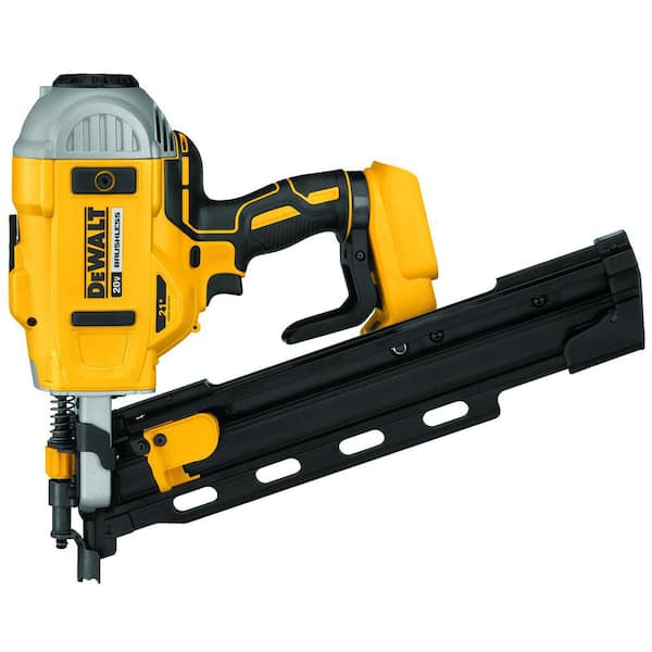 DEWALT DCN21PLB 20V MAX XR Lithium-Ion Cordless Brushless 2-Speed 21° Plastic Collated Framing Nailer (Tool Only) - 1