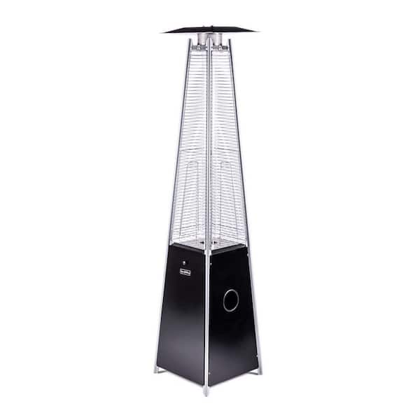 41,000 BTU Hammered Black Propane Outdoor Flame Patio Heater