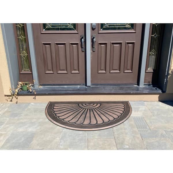 A1 Home Collections A1HC Sunburst Good Luck Design Bronze 30 in x 48 in  100% Pure Rubber Thin Profile Outdoor Entrance Doormat A1HOME200178-CP -  The Home Depot