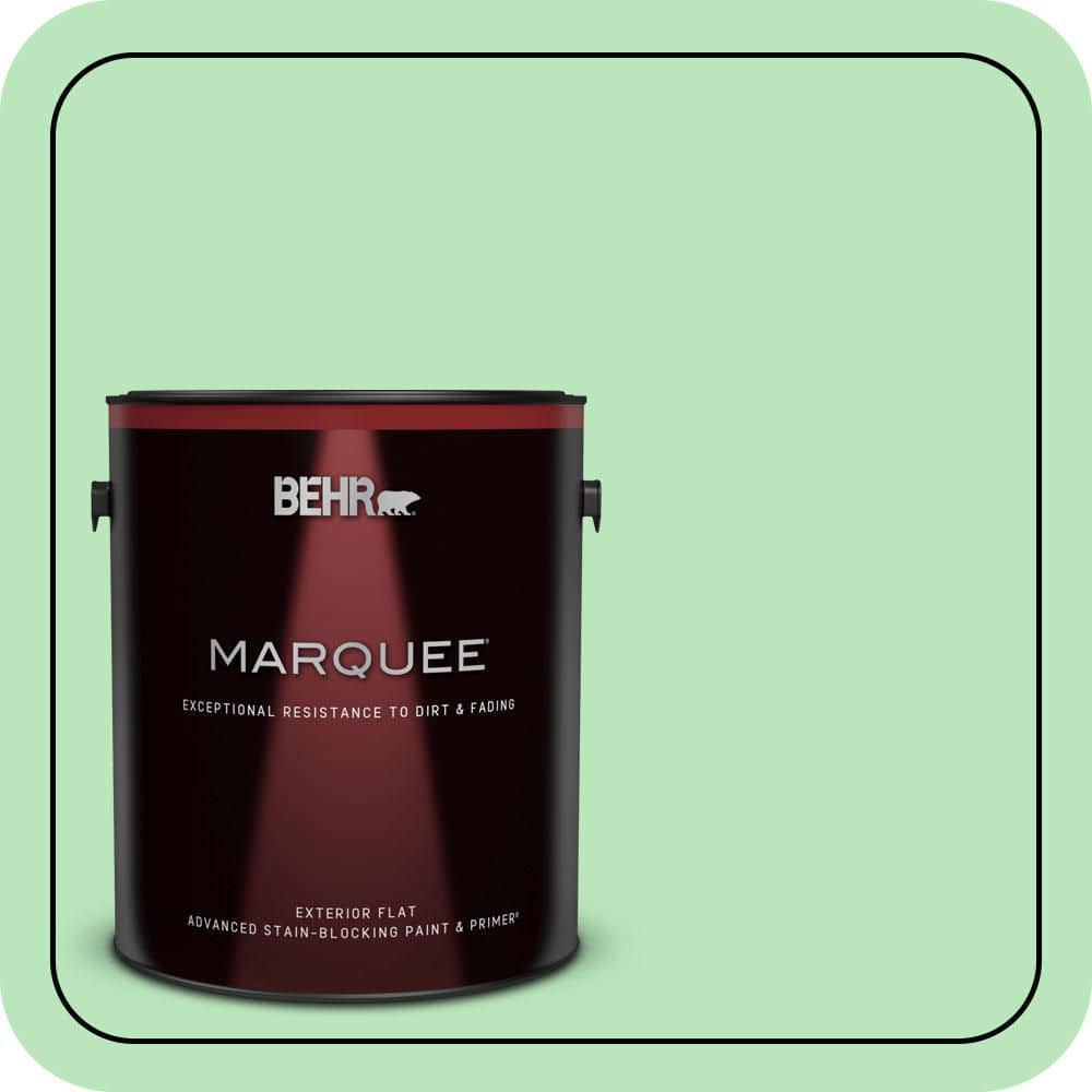 1 gal. #P390-3 Mint Parfait Flat Exterior Paint & Primer price history on PriceWatchPro