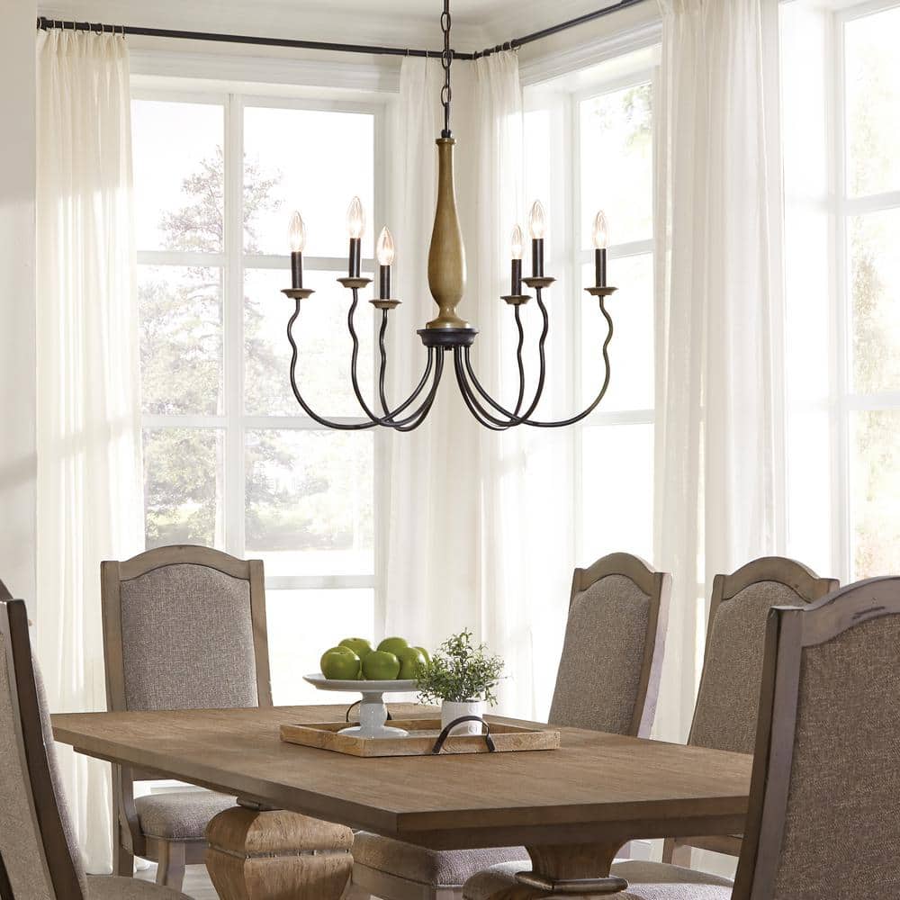Simira Mini 22" Outdoor Metal Tiered Candlestick Chandelier