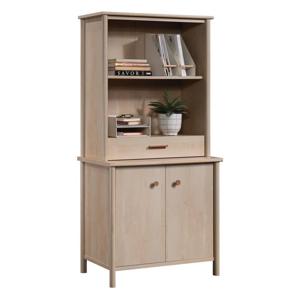 Natural Maple Adjustable Shelf Office Storage Cabinet