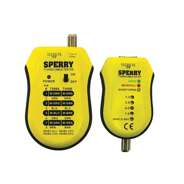 Sperry Coaxial and UTP/STP Cable Tester System