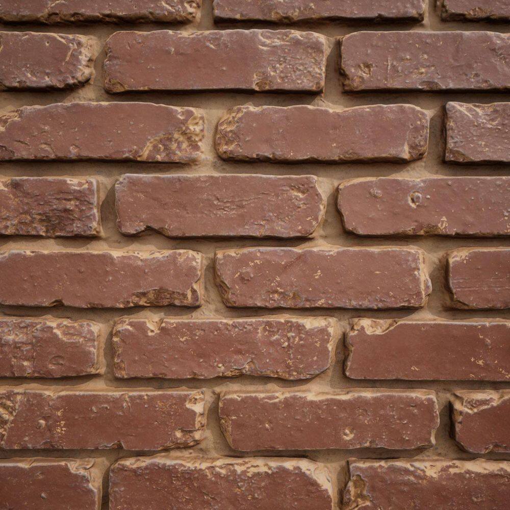 "EverStone Aged Brick Faux Brick Panel, 46 7/8""W x 27""H x 1 1/4""D, Cabernet Color" price history on PriceWatchPro
