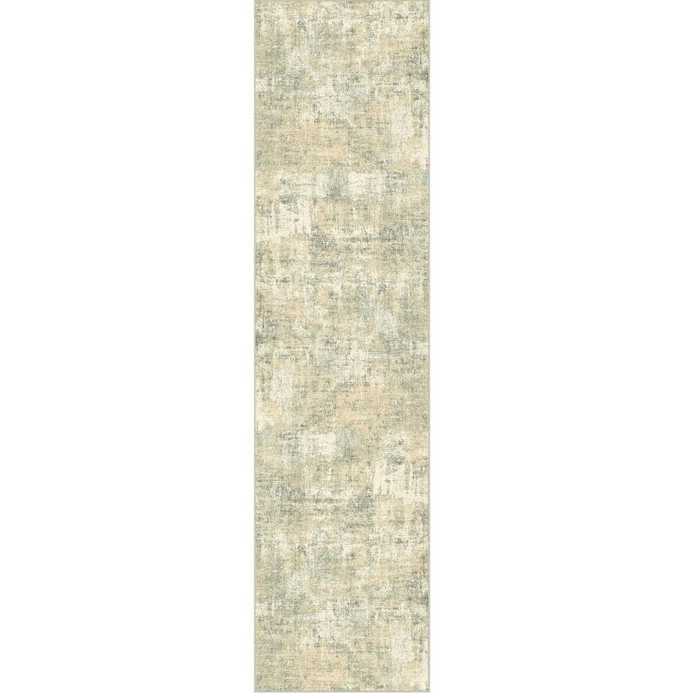 Morocco Beige/Gray 2 ft. x 8 ft. Modern Abstract Runner Rug price history on PriceWatchPro