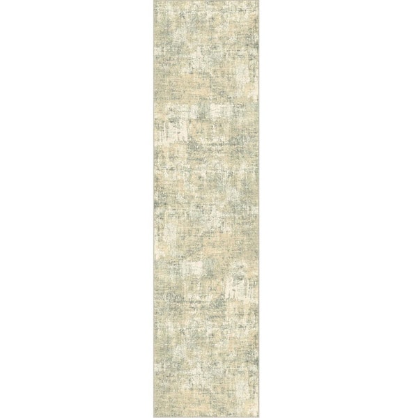 HaiiMeid Morocco Beige/Gray 2 ft. x 8 ft. Modern Abstract Runner Rug