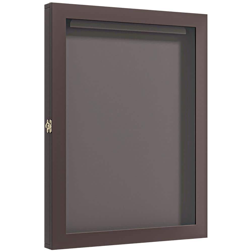 28 in. x 35 in. Brown Picture Frame UV/Dust Protection Sports Jersey Frame 