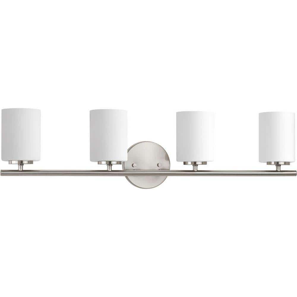 Progress Lighting Replay Collection 31 in. 4-Light Brushed Nickel