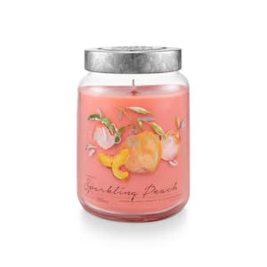 22.2 fl. oz. Sparkling Peach X-Large Jar Scented Candle 1-Pack