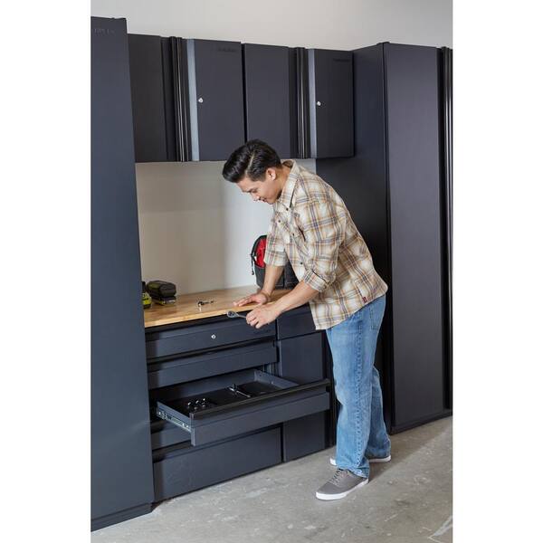 Installed Husky Heavy Duty Welded Storage System HDINSTHIGO - The