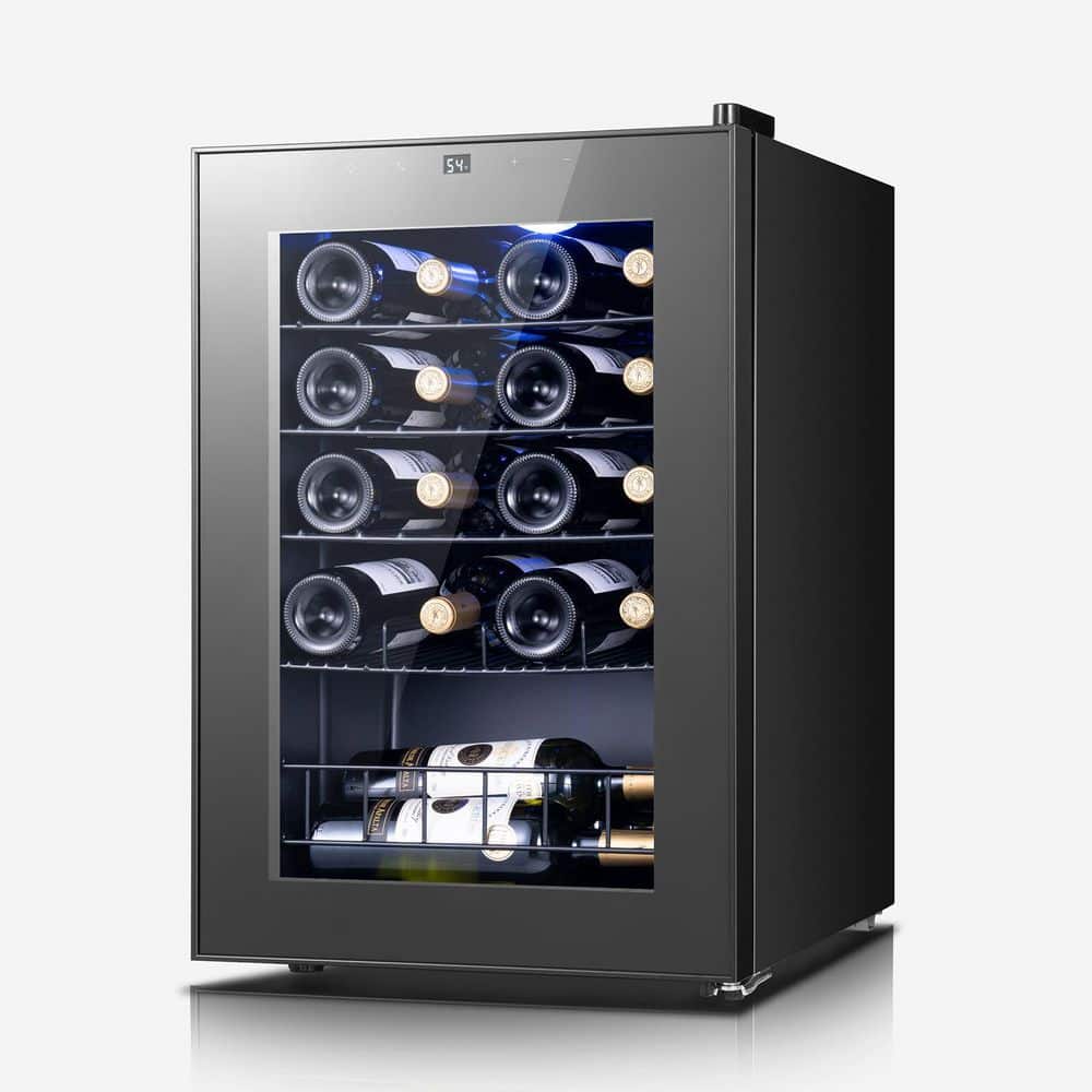 Single Zone 20-Bottles Counter Top/Freestanding Compressor Wine Cooler Fridge Cellar Cooling Unit in Black price history on PriceWatchPro