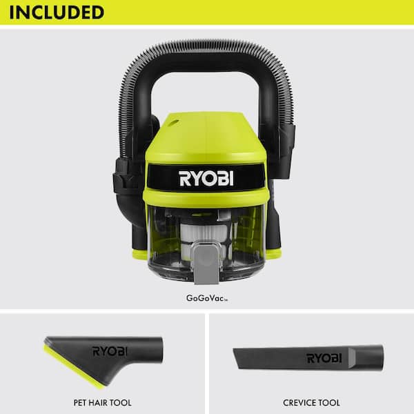 RYOBI ONE+ 18V Cordless GoGoVac Handheld Vacuum Cleaner PCL731B