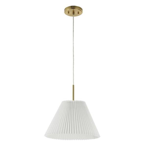 JONATHAN Y Alden 14.25 in. 40-Watt 1-Light Gold Classic