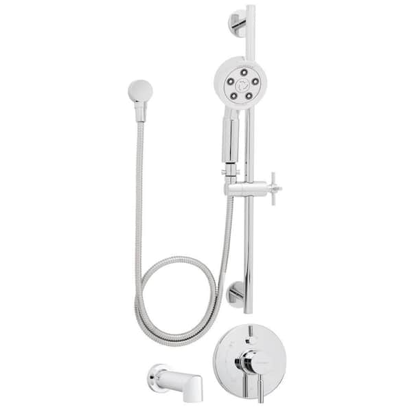 Speakman Neo Anystream 3-Spray ADA Handheld Shower and Tub Combination in Polished Chrome (Valve Included)