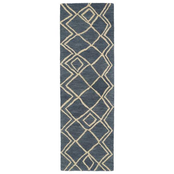 2' 6 x 8' Runner Kaleen Rugs Casablanca Rug Charcoal 2' 6 x 8' Runner Kaleen Rugs Casablanca Rug Charcoal